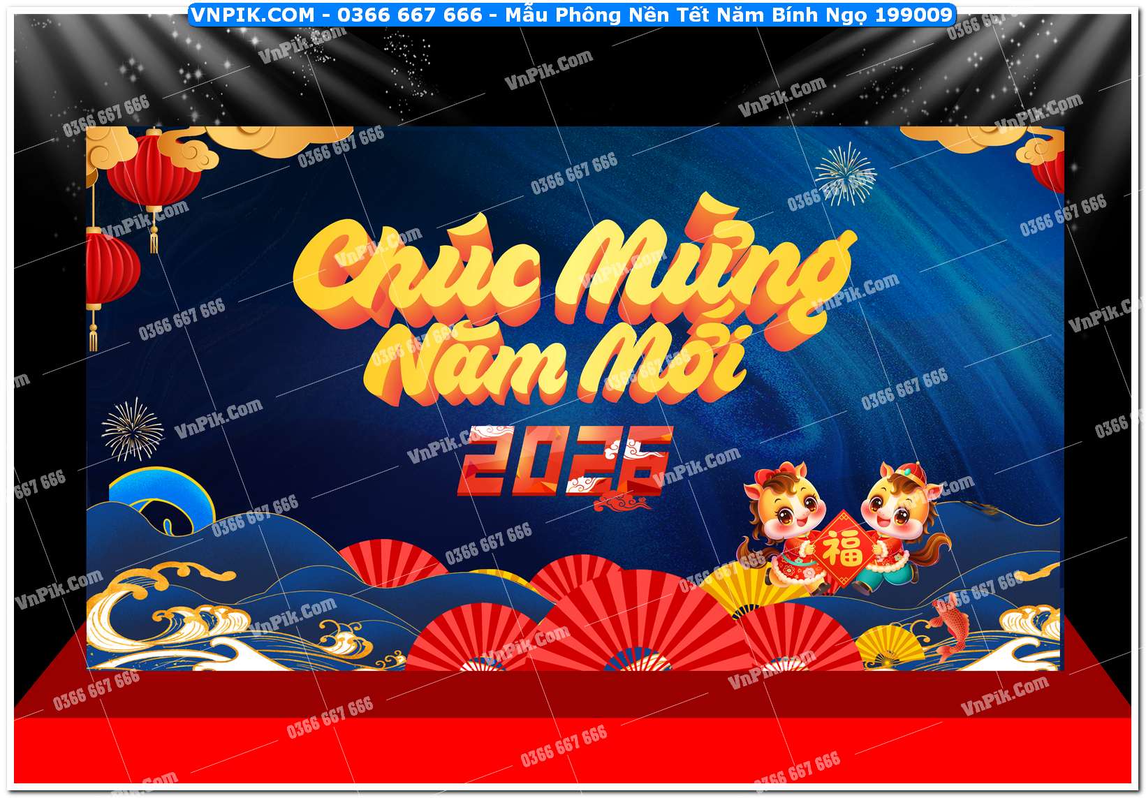 Mẫu Phông Nền Tết Năm Bính Ngọ 199009