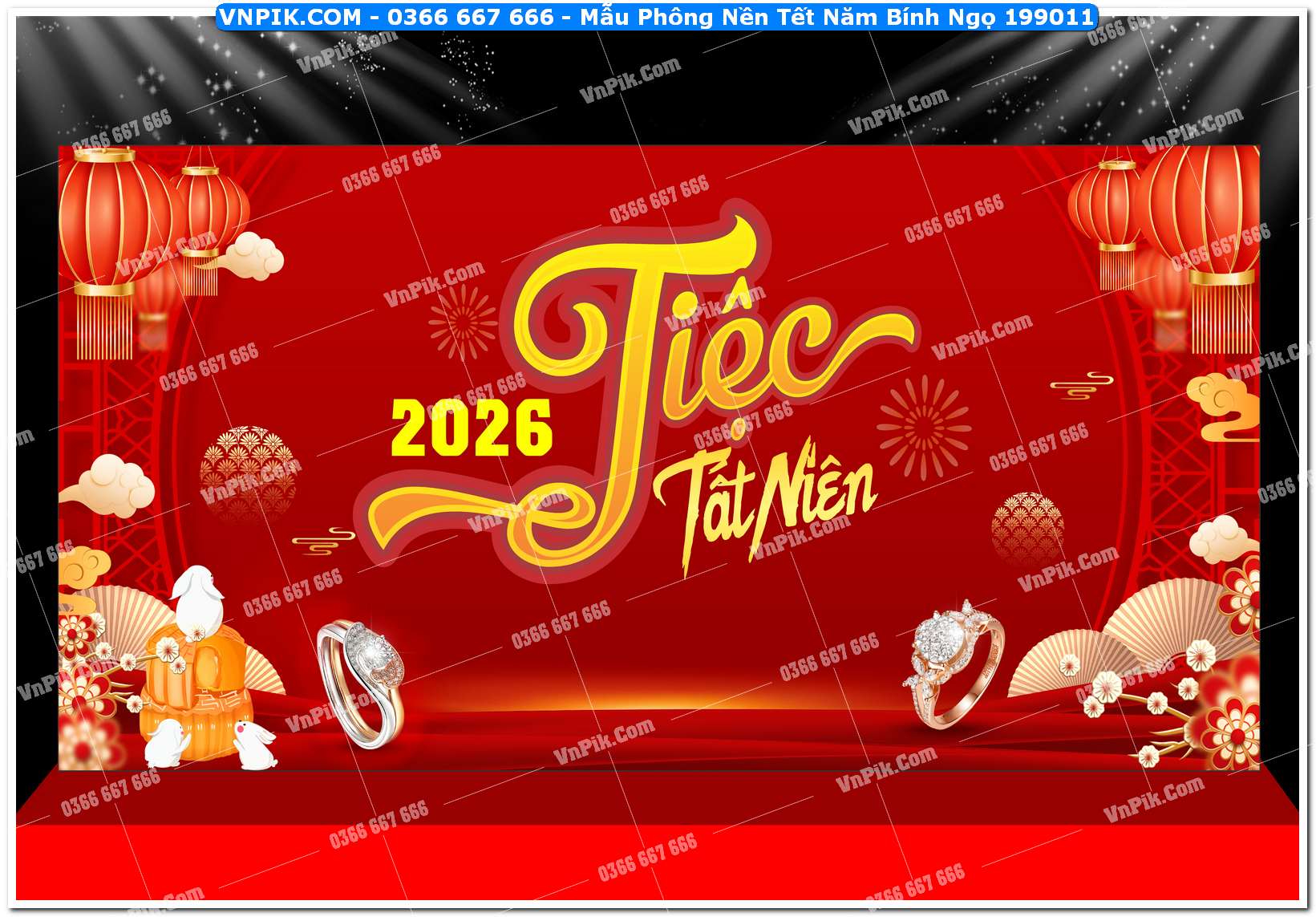 Mẫu Phông Nền Tết Năm Bính Ngọ 199011