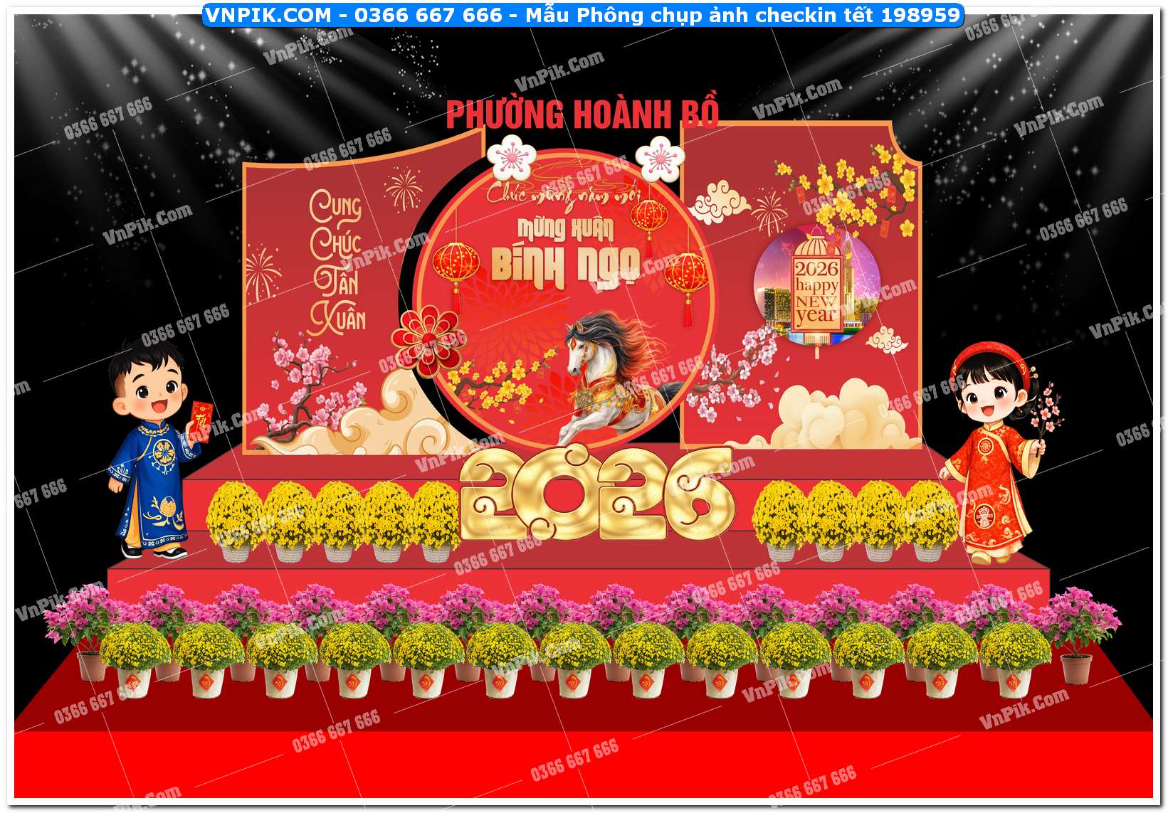 Mẫu Phông chụp ảnh checkin tết 198959