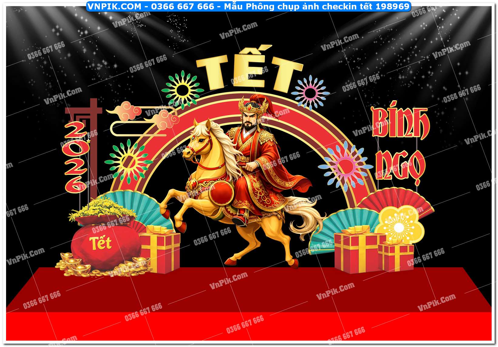 Mẫu Phông chụp ảnh checkin tết 198969