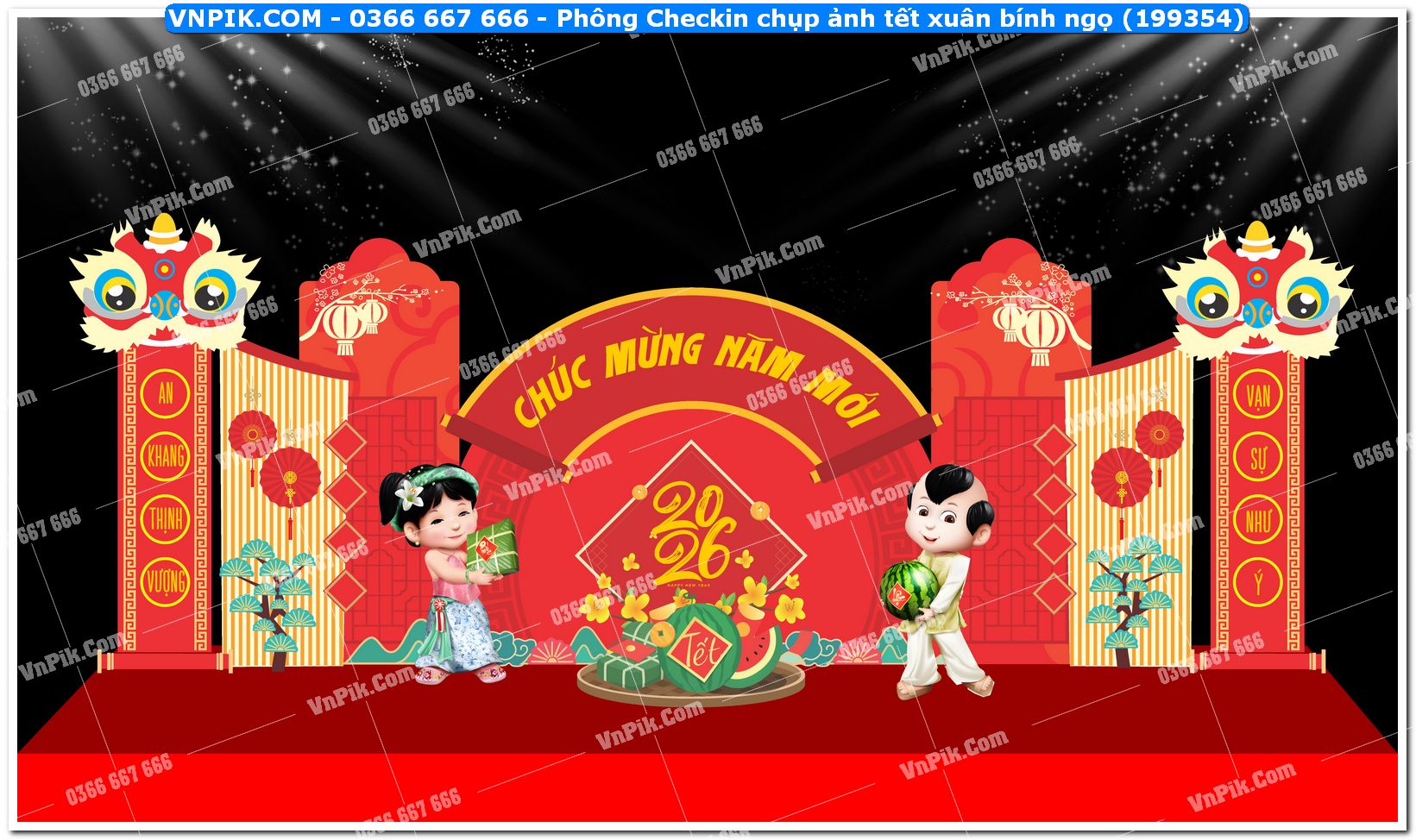 Phông Checkin chụp ảnh tết xuân bính ngọ (199354)