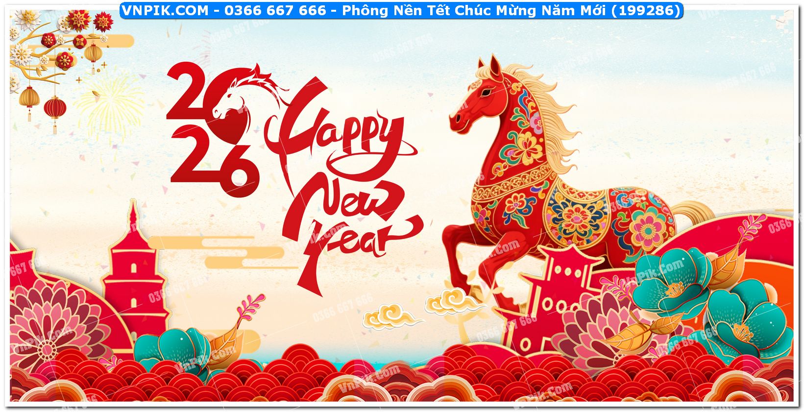 Phông Nền Tết Chúc Mừng Năm Mới (199286)