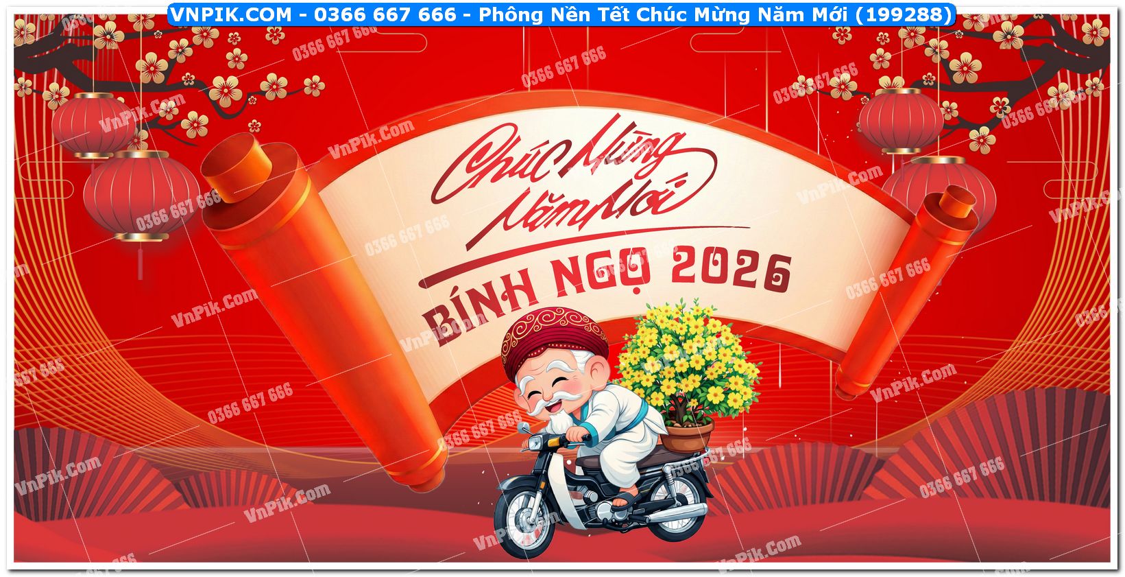 Phông Nền Tết Chúc Mừng Năm Mới (199288)