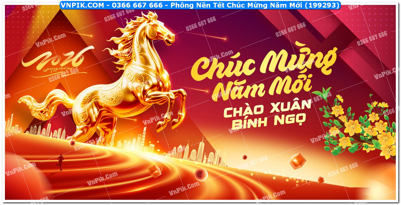 Phông Nền Tết Chúc Mừng Năm Mới (199293)