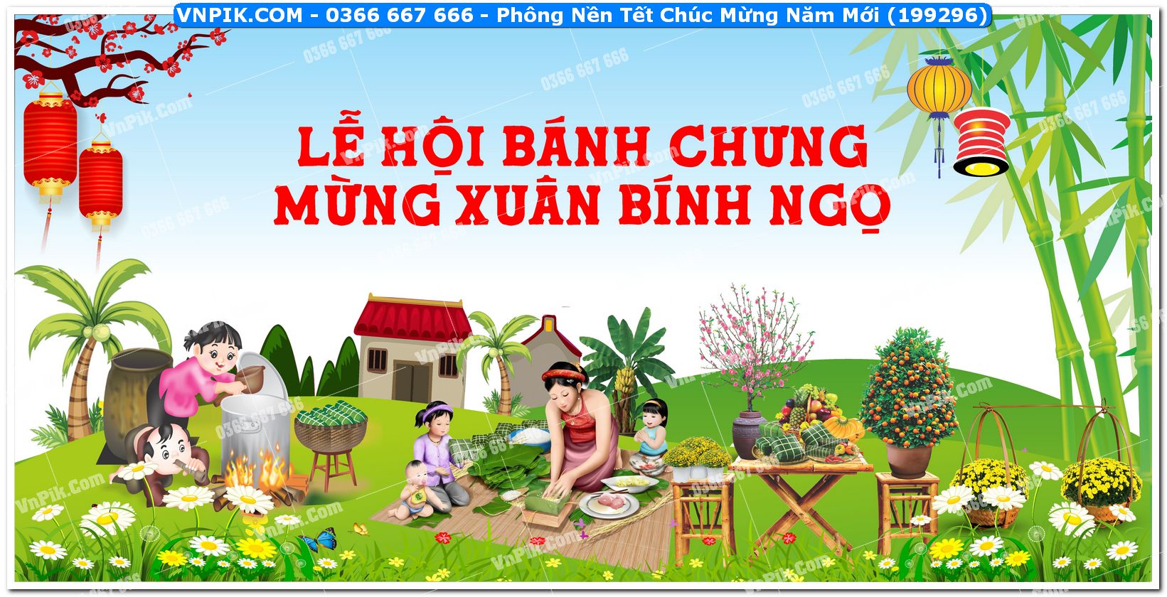 Phông Nền Tết Chúc Mừng Năm Mới (199296)