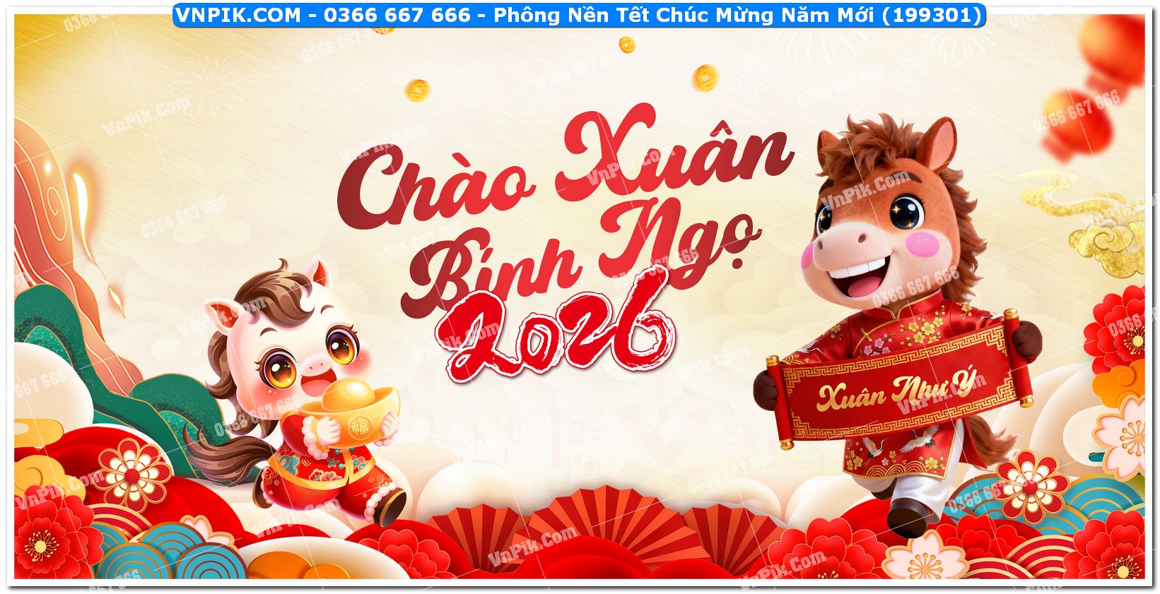 Phông Nền Tết Chúc Mừng Năm Mới (199301)