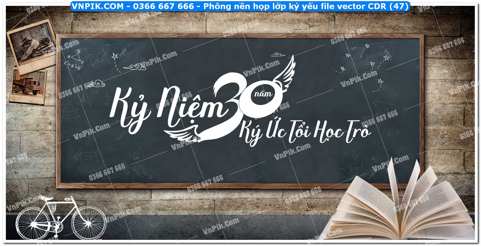 Phông nền họp lớp kỷ yếu file vector CDR (47)