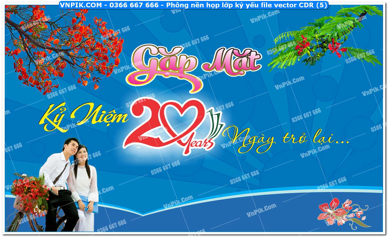 Phông nền họp lớp kỷ yếu file vector CDR (5)