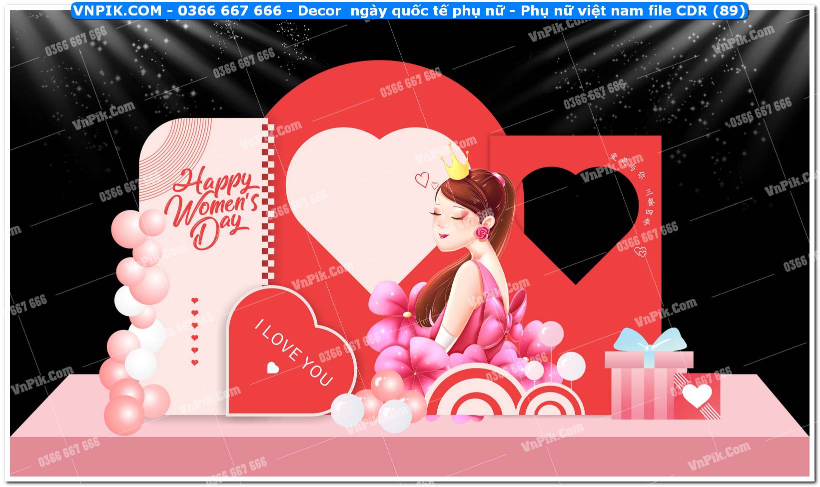 Decor ngày quốc tế phụ nữ – Phụ nữ việt nam file CDR (89)