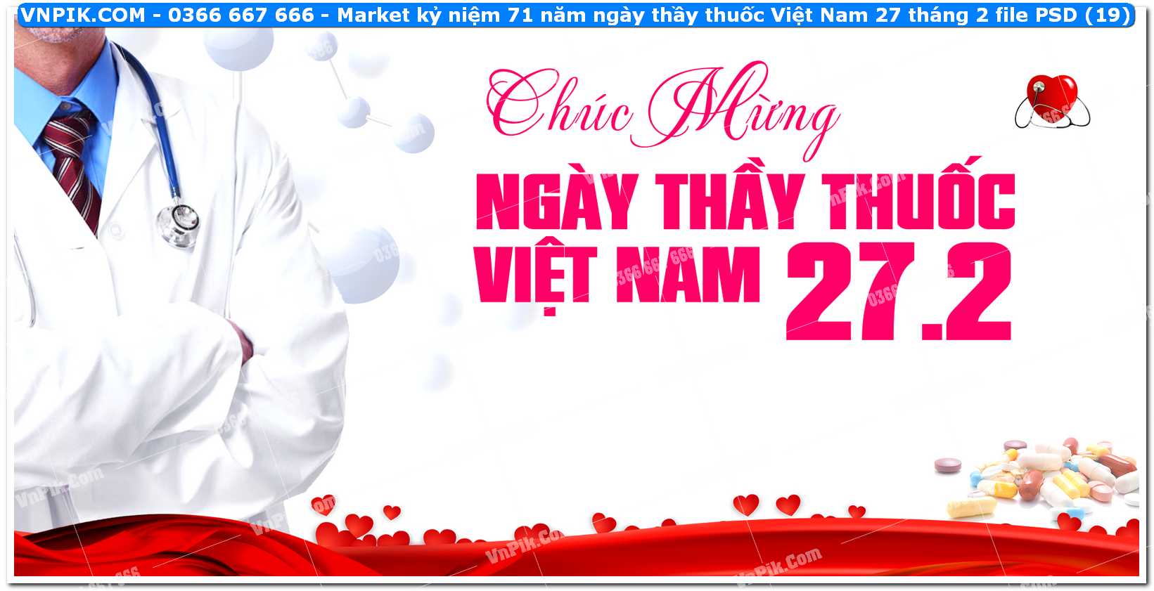 Market kỷ niệm 71 năm ngày thầy thuốc Việt Nam 27 tháng 2 file PSD (19)