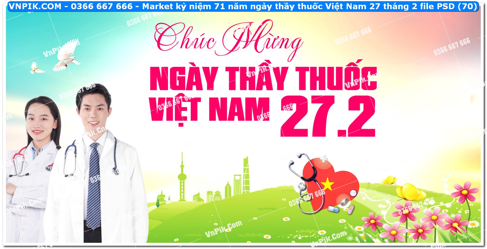 Market kỷ niệm 71 năm ngày thầy thuốc Việt Nam 27 tháng 2 file PSD (70)