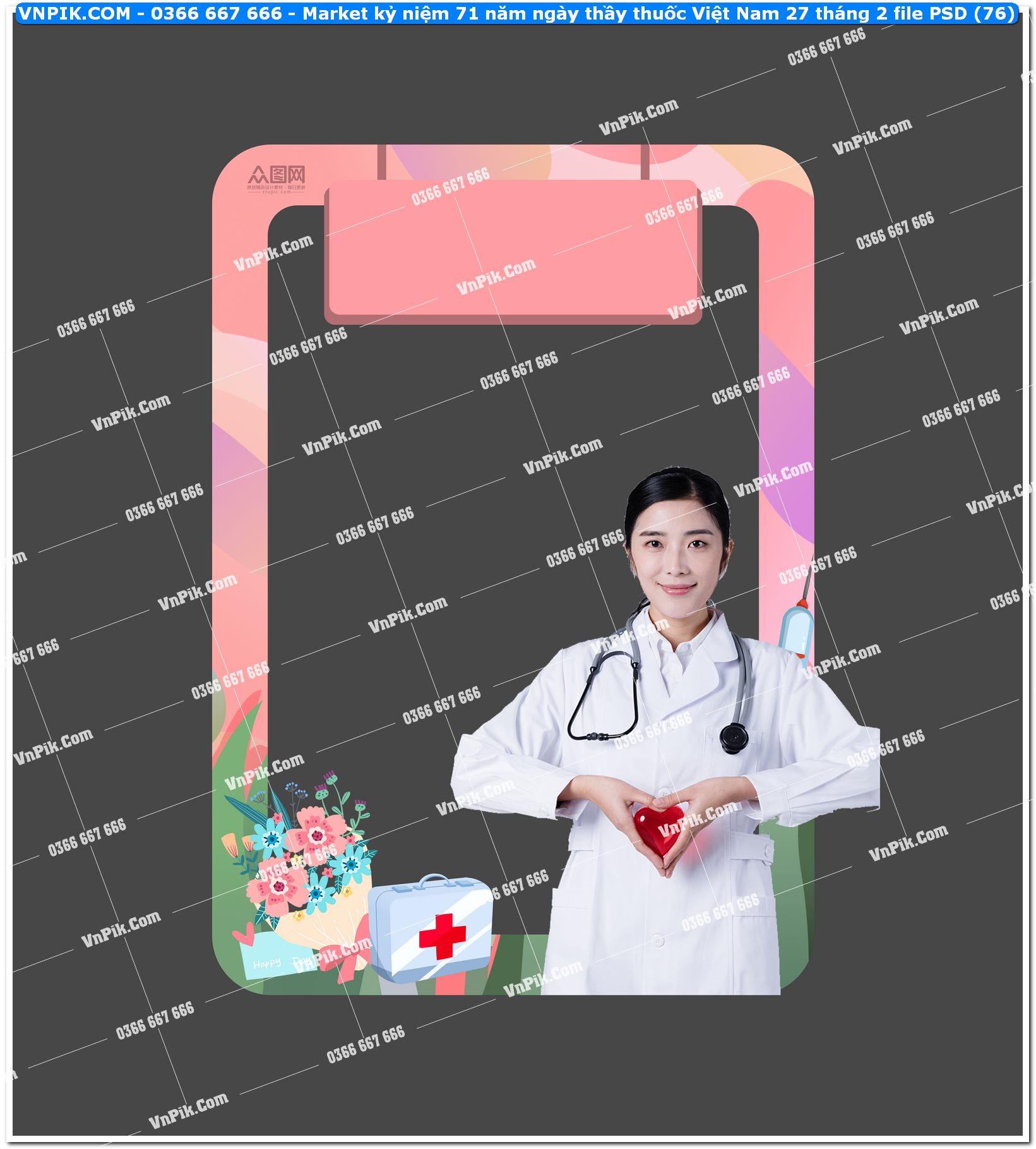 Market kỷ niệm 71 năm ngày thầy thuốc Việt Nam 27 tháng 2 file PSD (76)