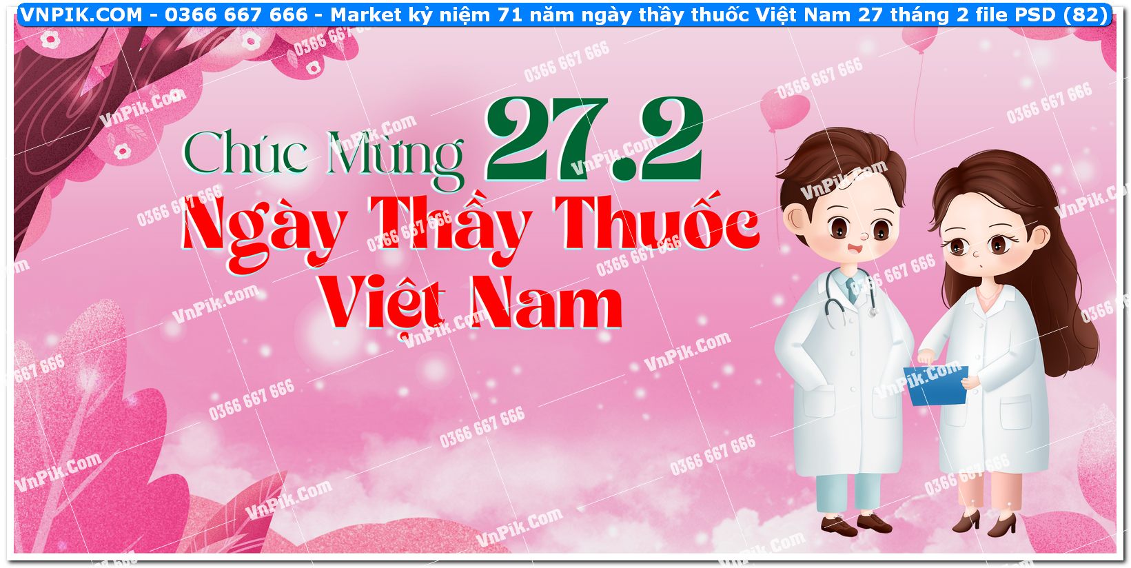 Market kỷ niệm 71 năm ngày thầy thuốc Việt Nam 27 tháng 2 file PSD (82)