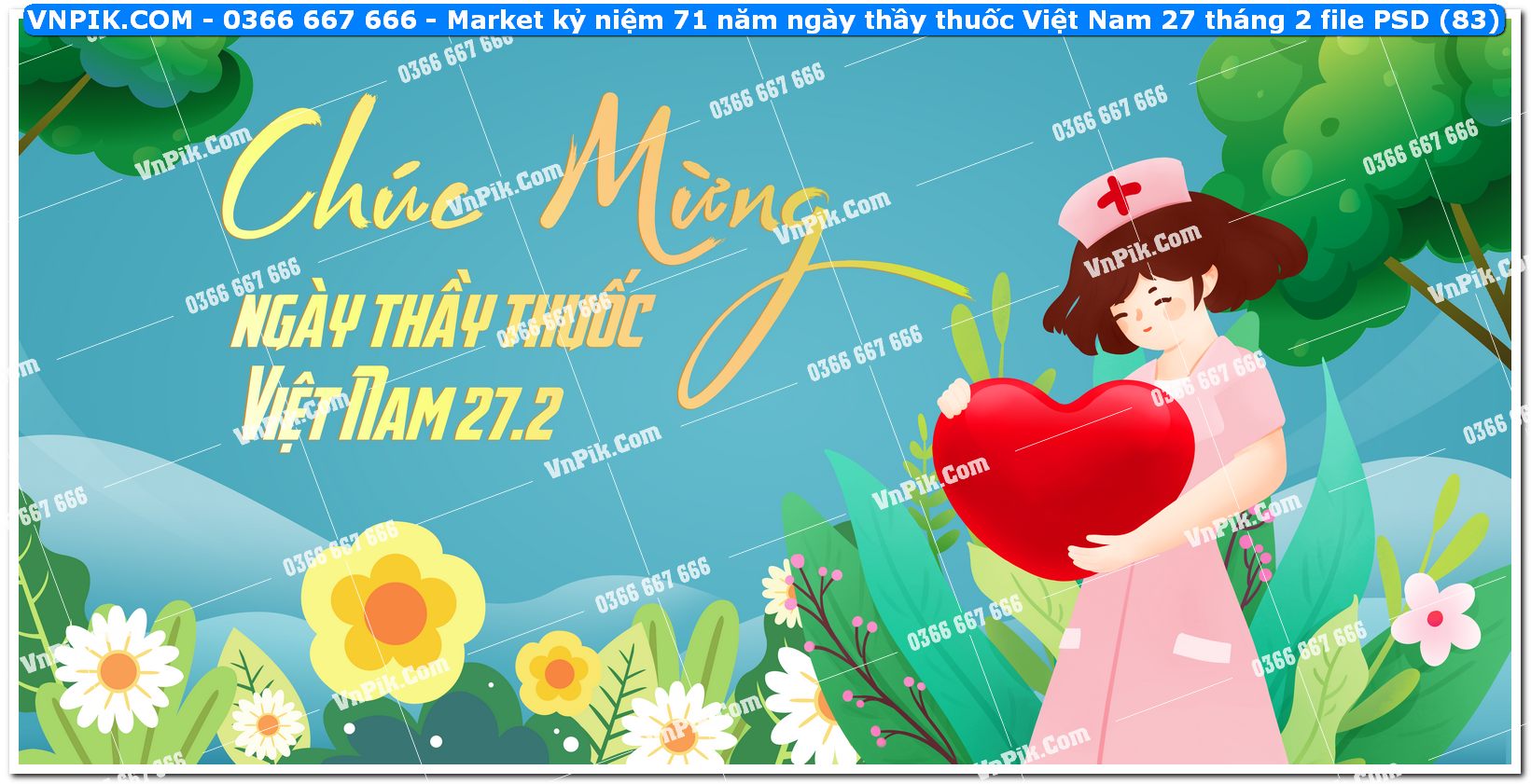 Market kỷ niệm 71 năm ngày thầy thuốc Việt Nam 27 tháng 2 file PSD (83)