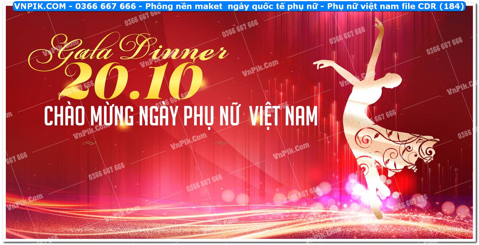 Phông nền maket  ngày quốc tế phụ nữ – Phụ nữ việt nam file CDR (184)
