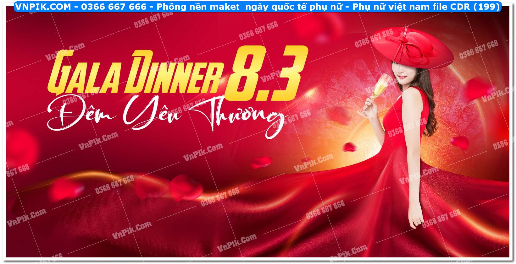 Phông nền maket  ngày quốc tế phụ nữ – Phụ nữ việt nam file CDR (199)