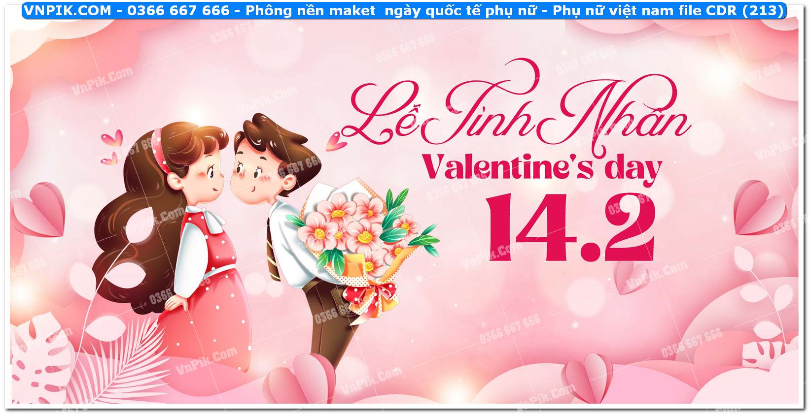 Phông nền maket  ngày quốc tế phụ nữ – Phụ nữ việt nam file CDR (213)