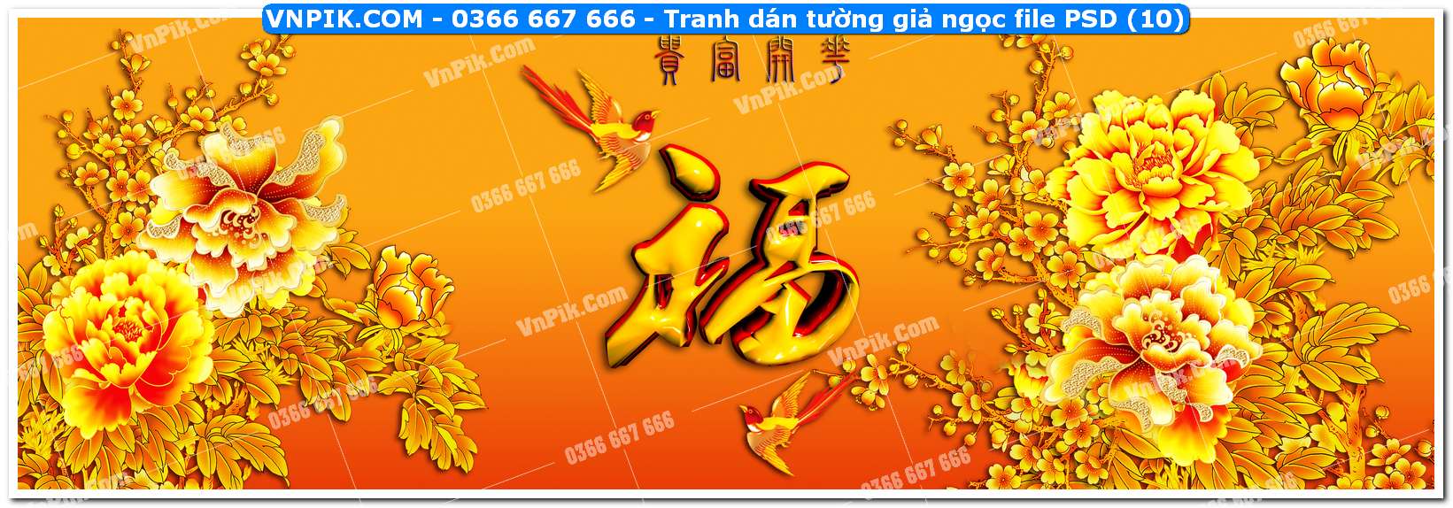 Tranh dán tường giả ngọc file PSD (10)