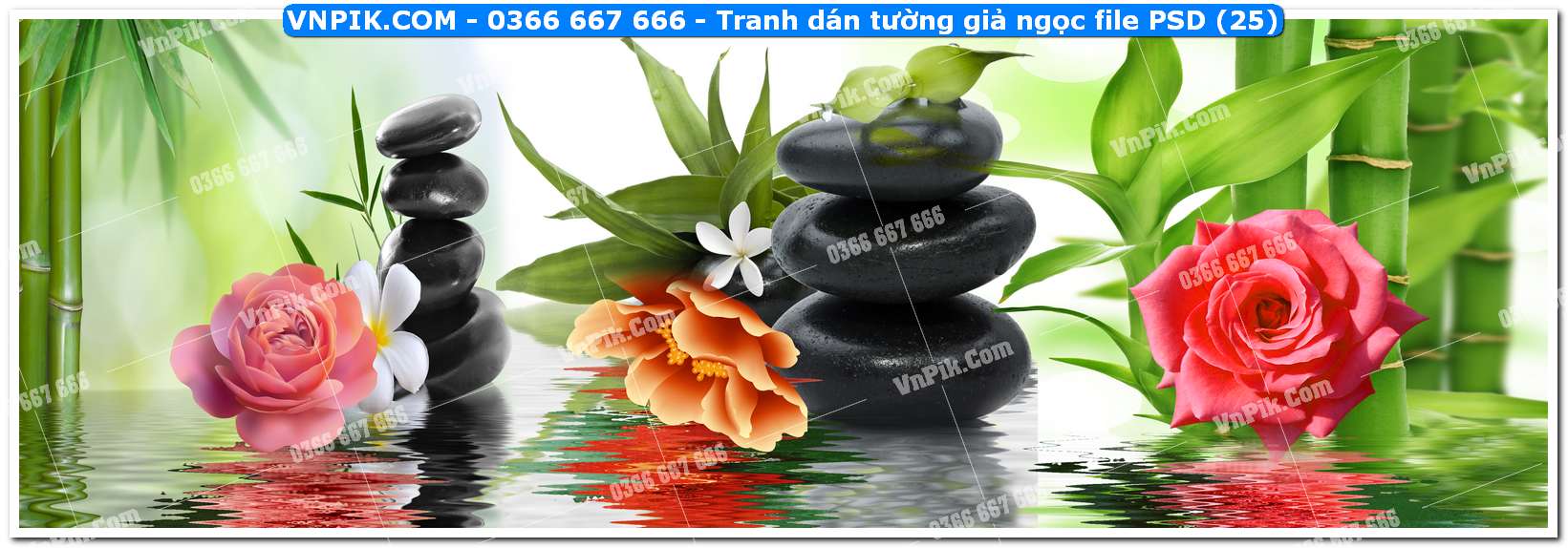 Tranh dán tường giả ngọc file PSD (25)