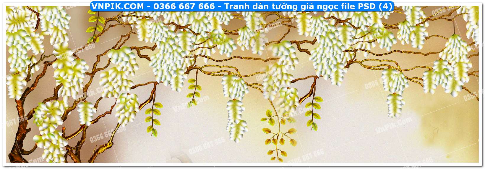 Tranh dán tường giả ngọc file PSD (4)