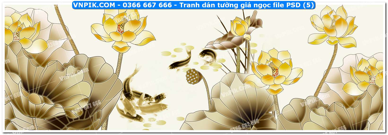 Tranh dán tường giả ngọc file PSD (5)