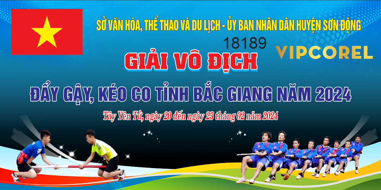Giải vô địch đẩy gậy, kéo co tỉnh Bắc Giang