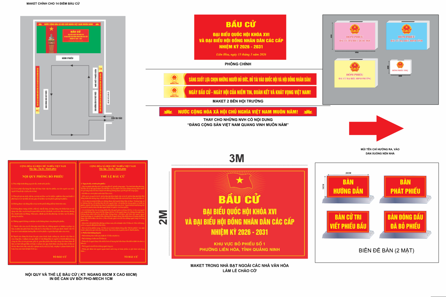 Market bầu cử đại biểu Quốc Hội khóa XVI