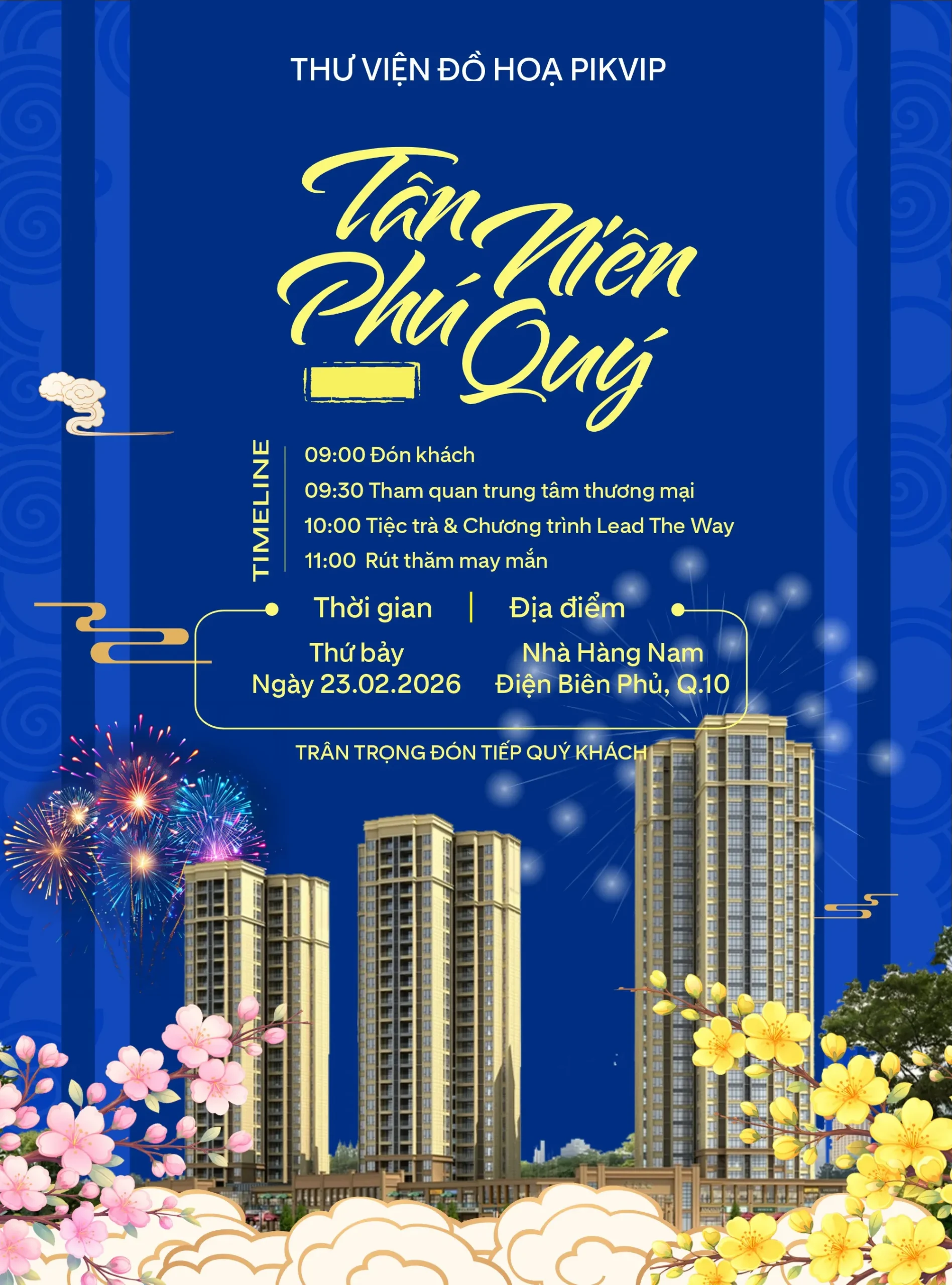 Backdrop TÃ¢n NiÃªn PhÃº QuÃ½ Hiá»n Äáº¡i