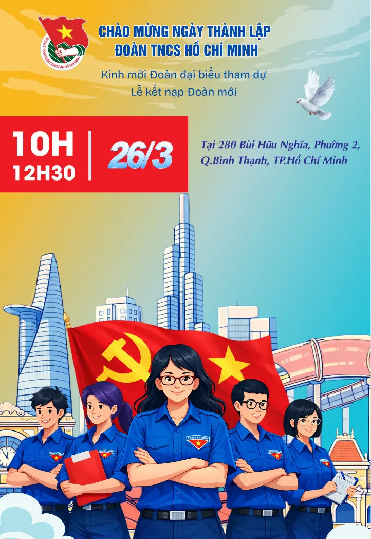 Phông Chào Mừng Ngày Thành Lập Đoàn TNCS