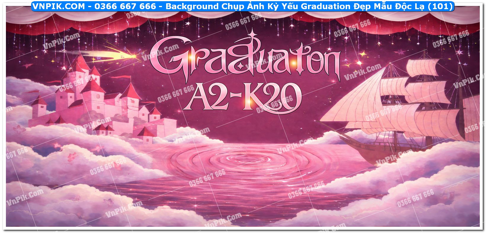 Background Chụp Ảnh Kỷ Yếu Graduation Đẹp Mẫu Độc Lạ (101)