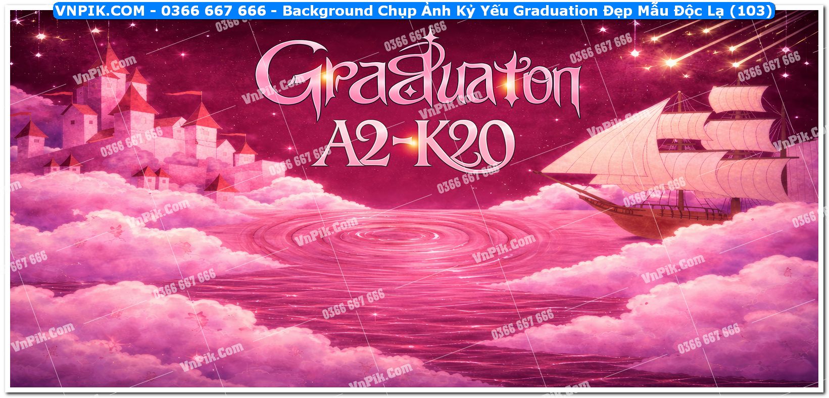 Background Chụp Ảnh Kỷ Yếu Graduation Đẹp Mẫu Độc Lạ (103)