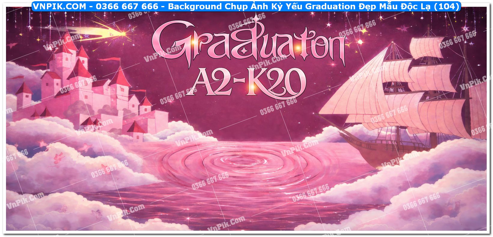 Background Chụp Ảnh Kỷ Yếu Graduation Đẹp Mẫu Độc Lạ (104)