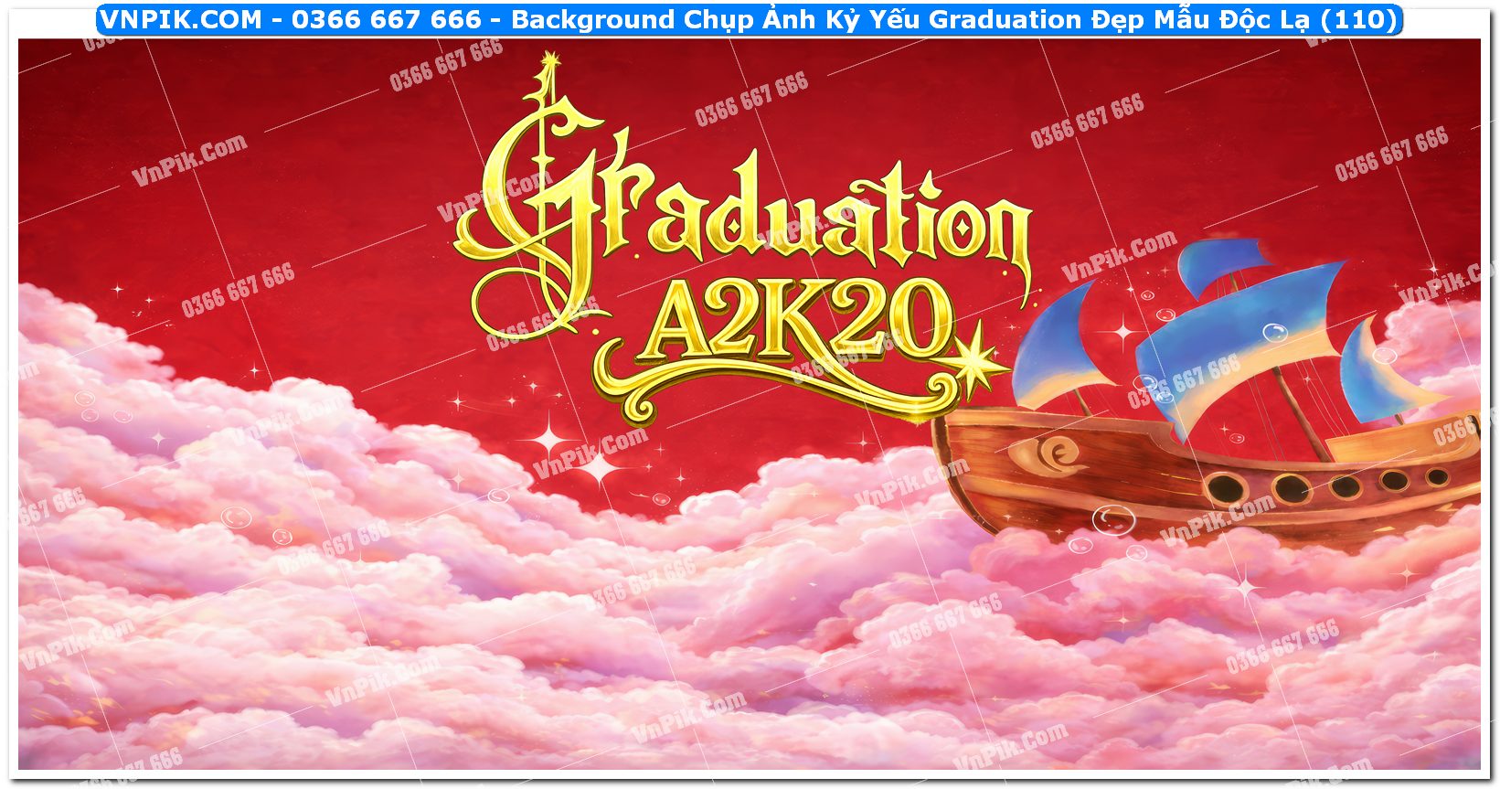 Background Chụp Ảnh Kỷ Yếu Graduation Đẹp Mẫu Độc Lạ (110)