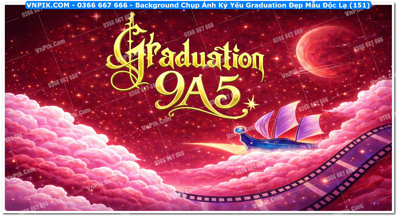 Background Chụp Ảnh Kỷ Yếu Graduation Đẹp Mẫu Độc Lạ (151)