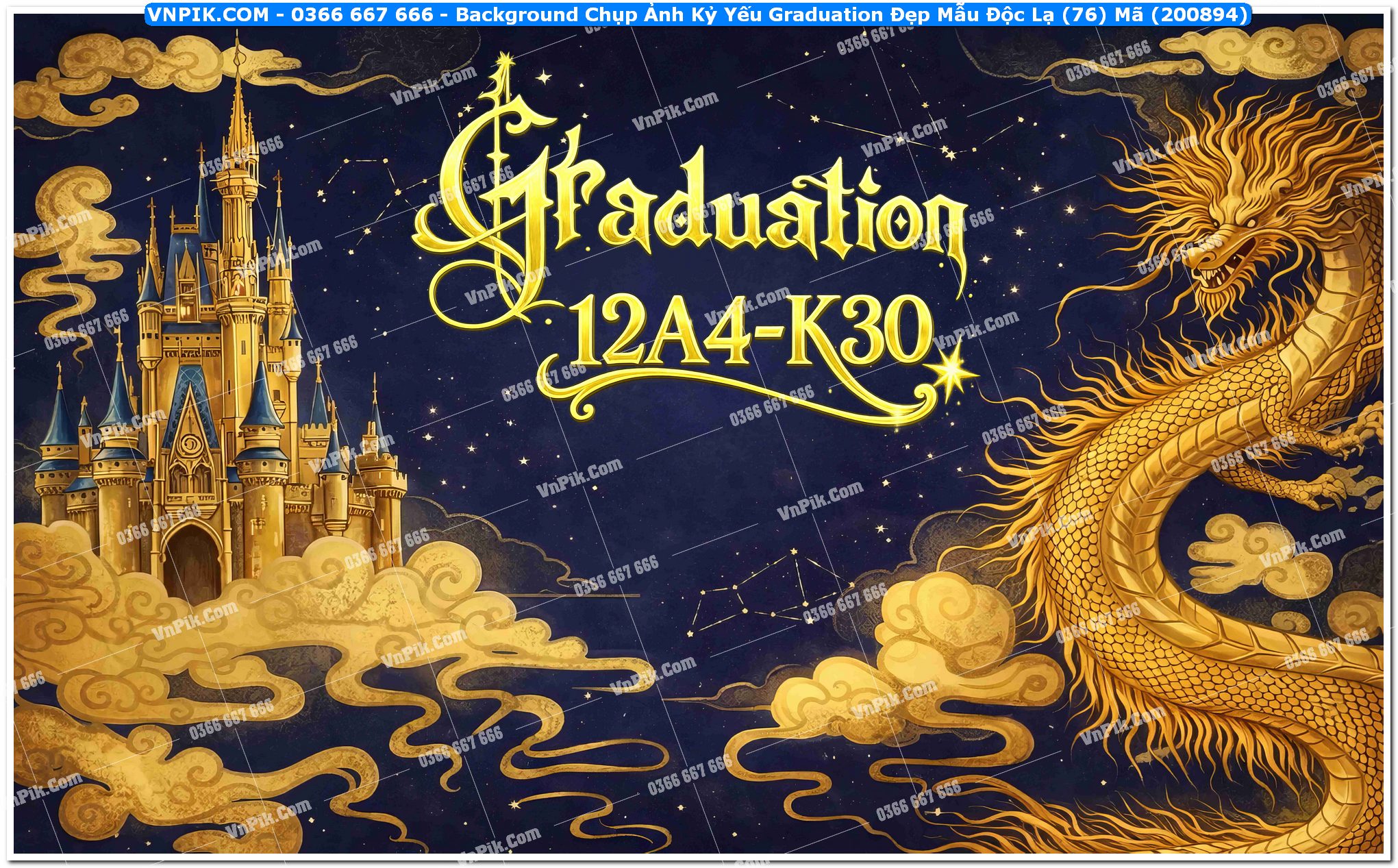 Background Chụp Ảnh Kỷ Yếu Graduation Đẹp Mẫu Độc Lạ (76) Mã (200894)