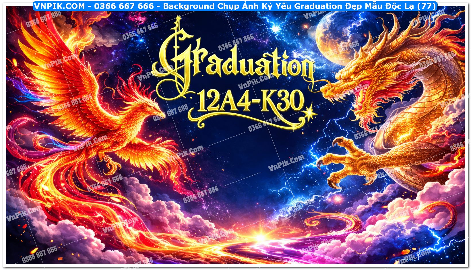 Background Chụp Ảnh Kỷ Yếu Graduation Đẹp Mẫu Độc Lạ (77)