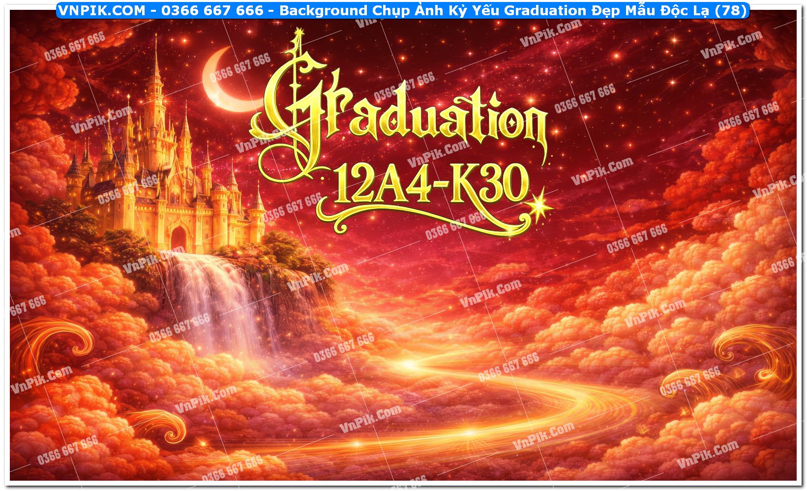 Background Chụp Ảnh Kỷ Yếu Graduation Đẹp Mẫu Độc Lạ (78)