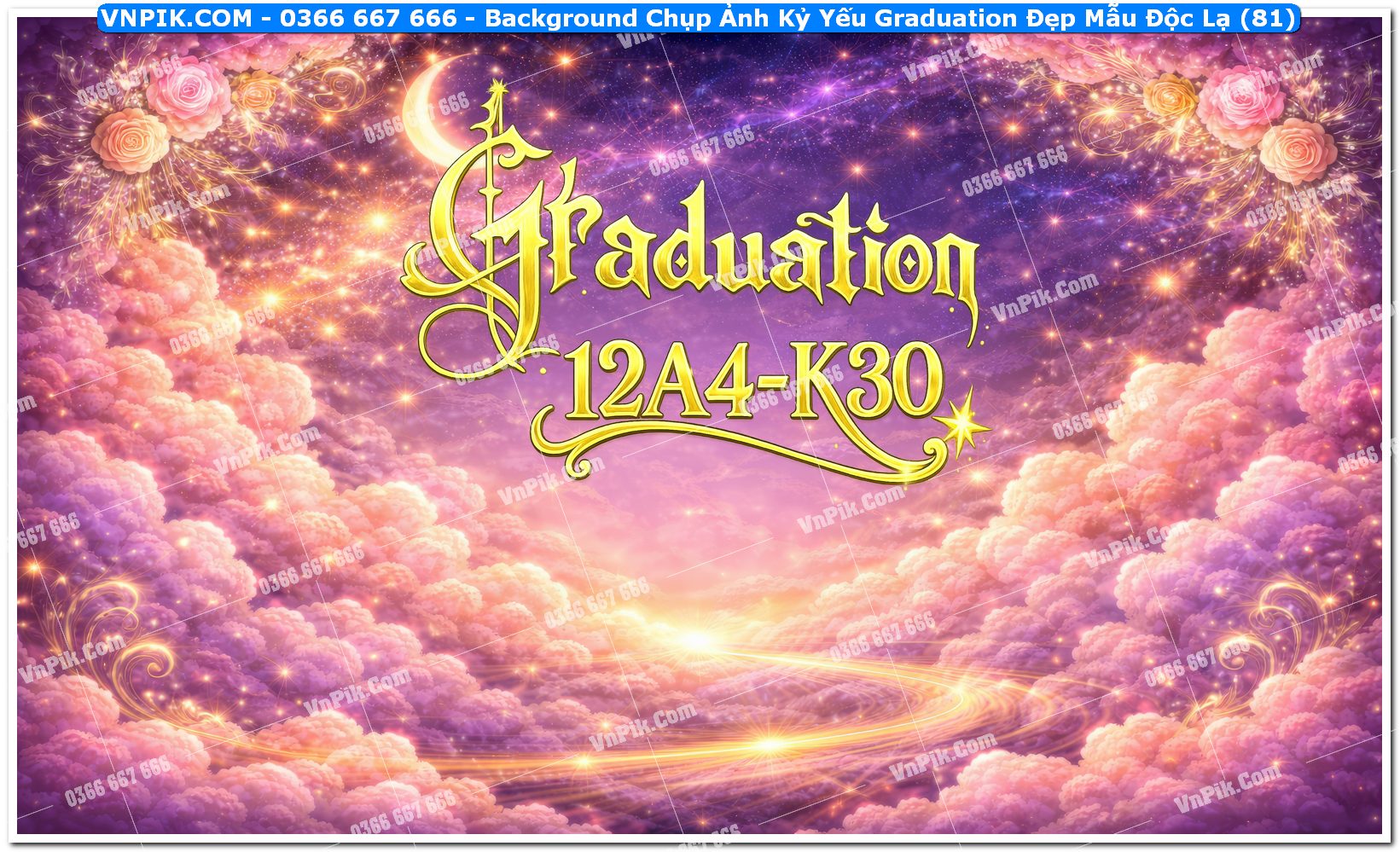 Background Chụp Ảnh Kỷ Yếu Graduation Đẹp Mẫu Độc Lạ (81)