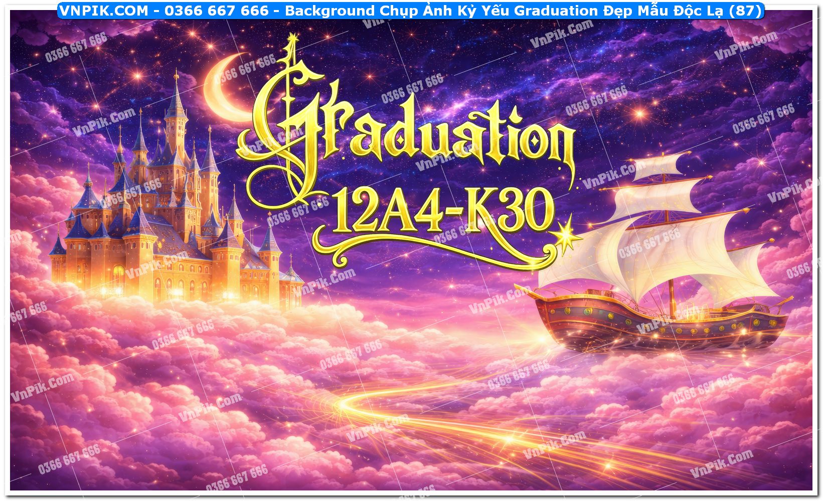 Background Chụp Ảnh Kỷ Yếu Graduation Đẹp Mẫu Độc Lạ (87)