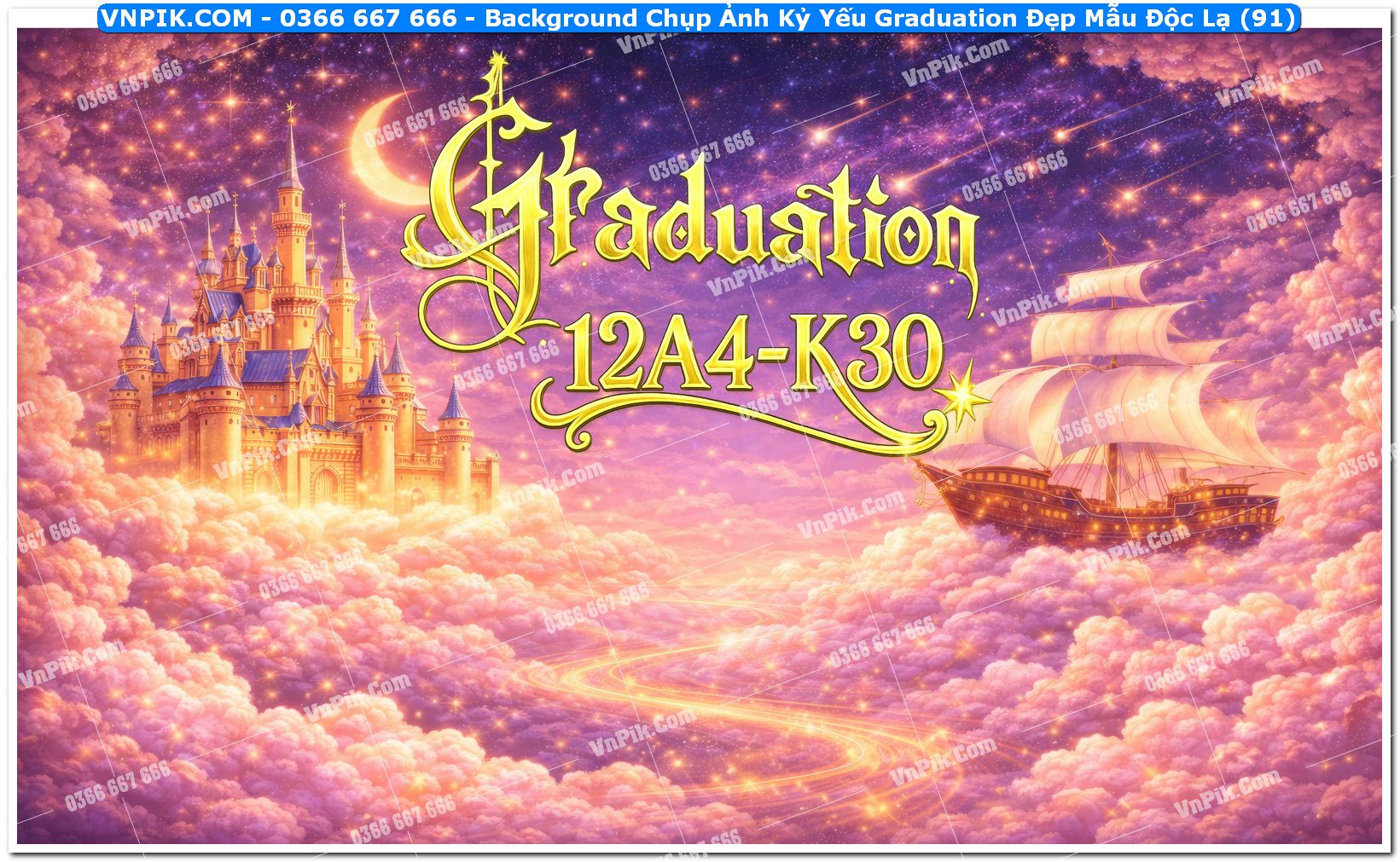 Background Chụp Ảnh Kỷ Yếu Graduation Đẹp Mẫu Độc Lạ (91)