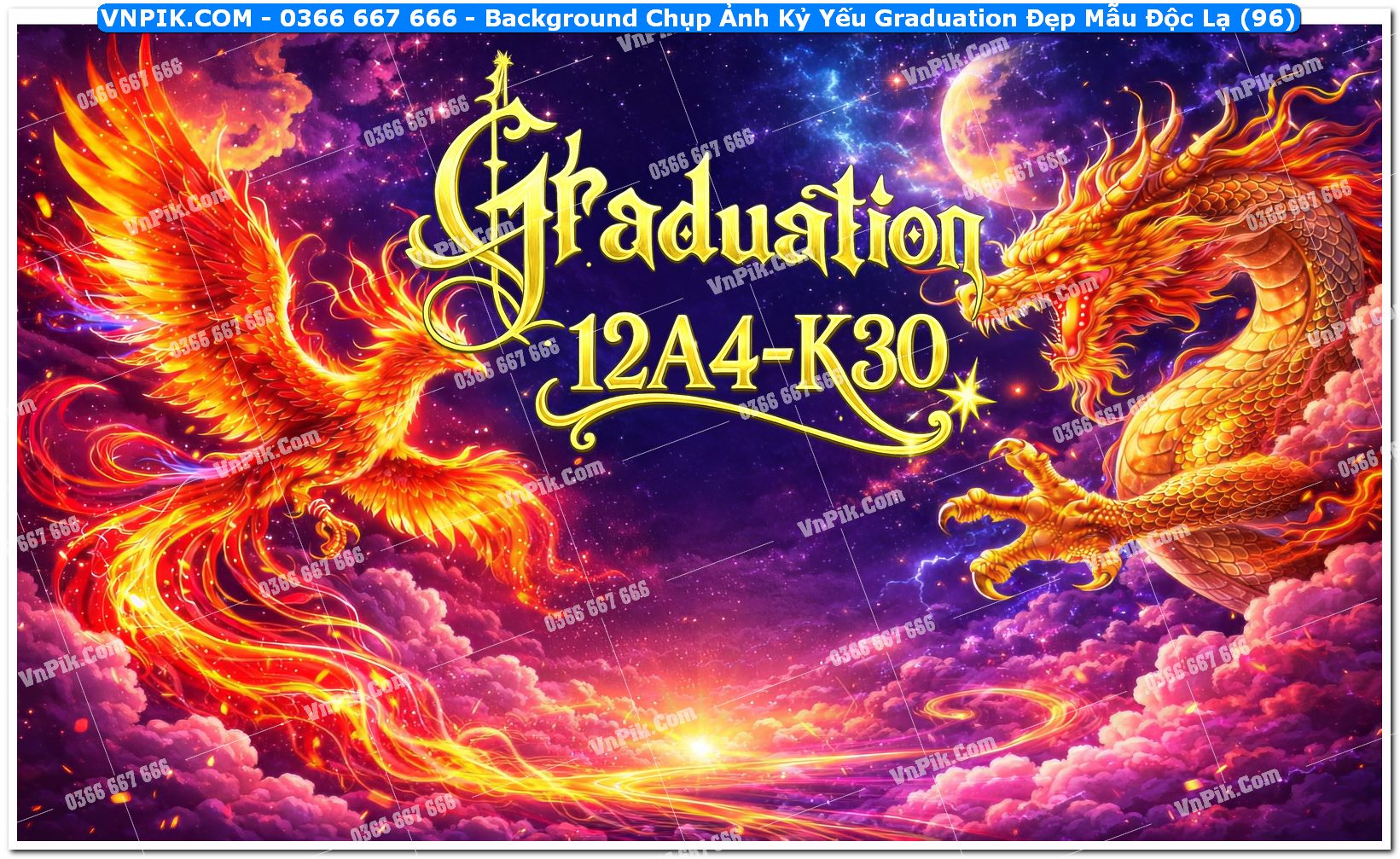 Background Chụp Ảnh Kỷ Yếu Graduation Đẹp Mẫu Độc Lạ (96)