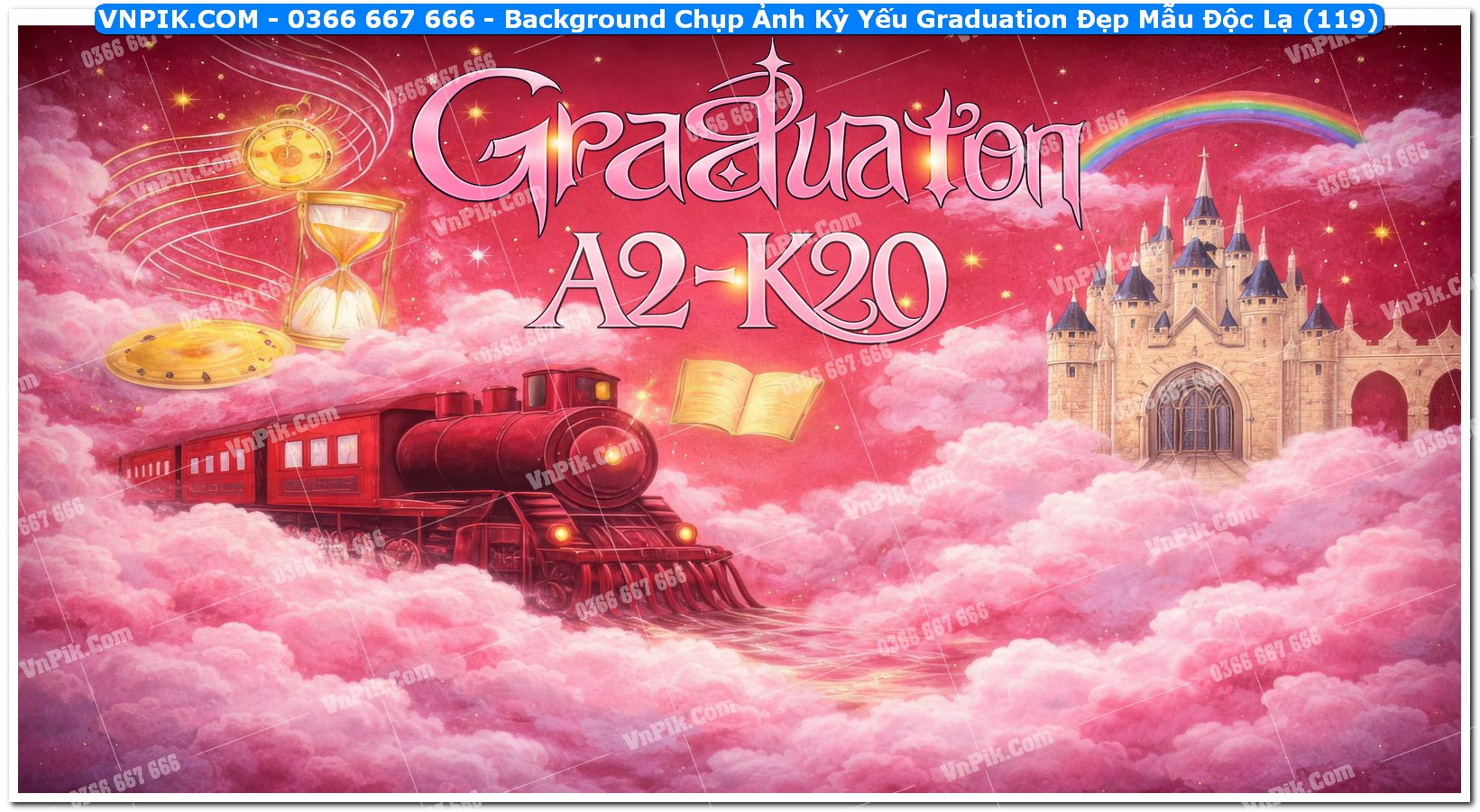 Background Chụp Ảnh Kỷ Yếu Graduation Đẹp Mẫu Độc Lạ (119)