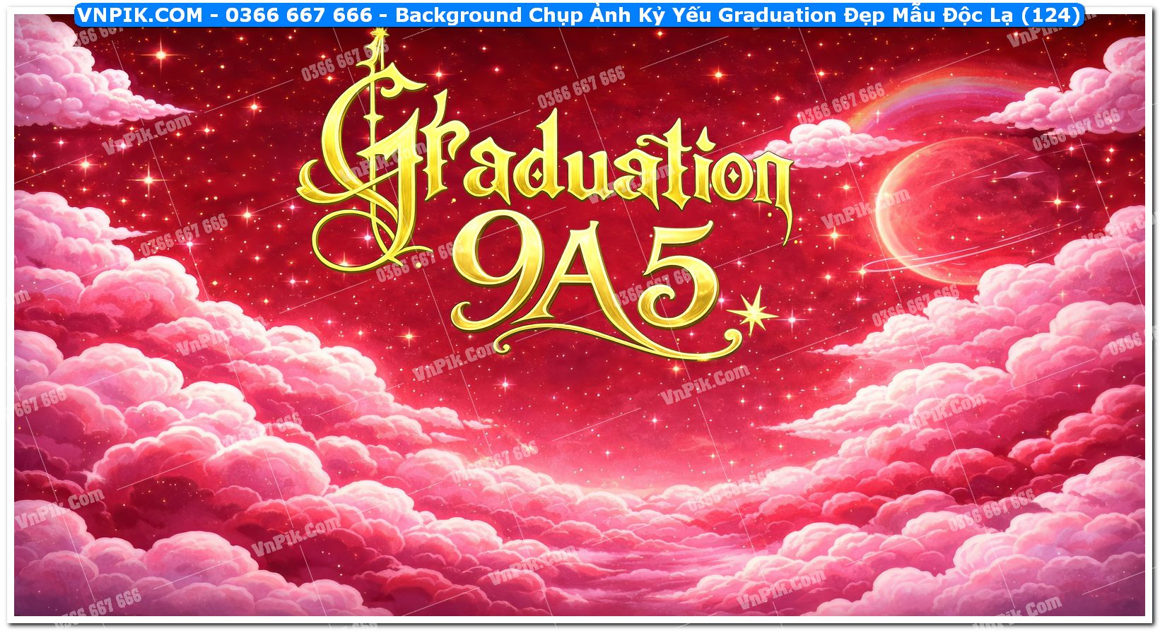 Background Chụp Ảnh Kỷ Yếu Graduation Đẹp Mẫu Độc Lạ (124)