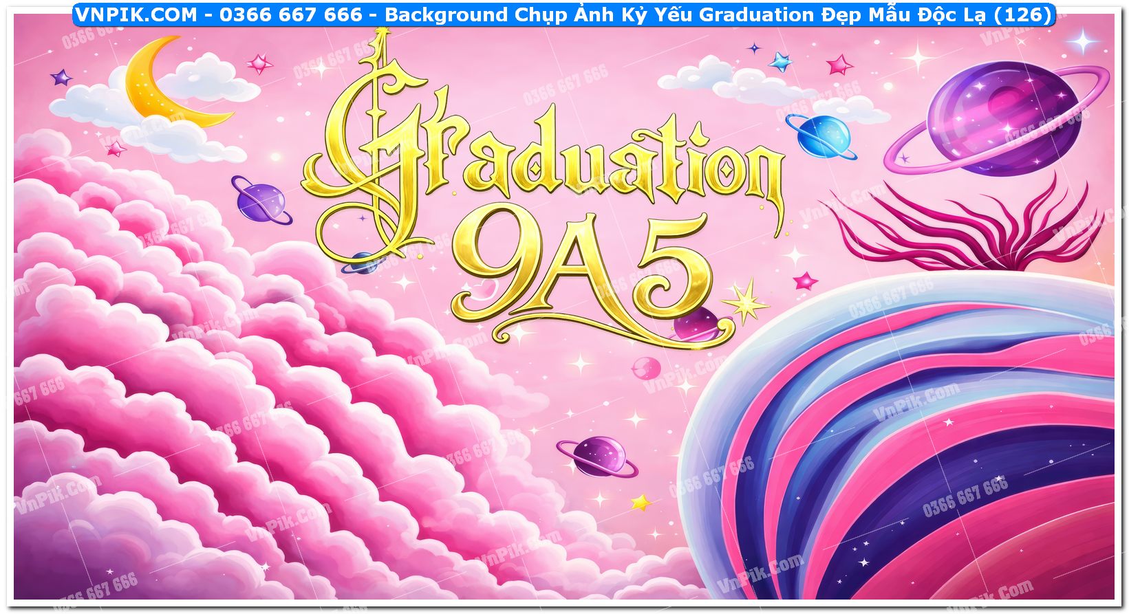 Background Chụp Ảnh Kỷ Yếu Graduation Đẹp Mẫu Độc Lạ (126)