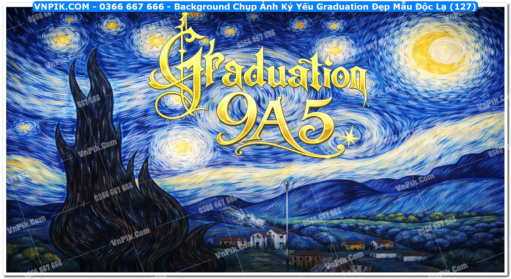 Background Chụp Ảnh Kỷ Yếu Graduation Đẹp Mẫu Độc Lạ (127)