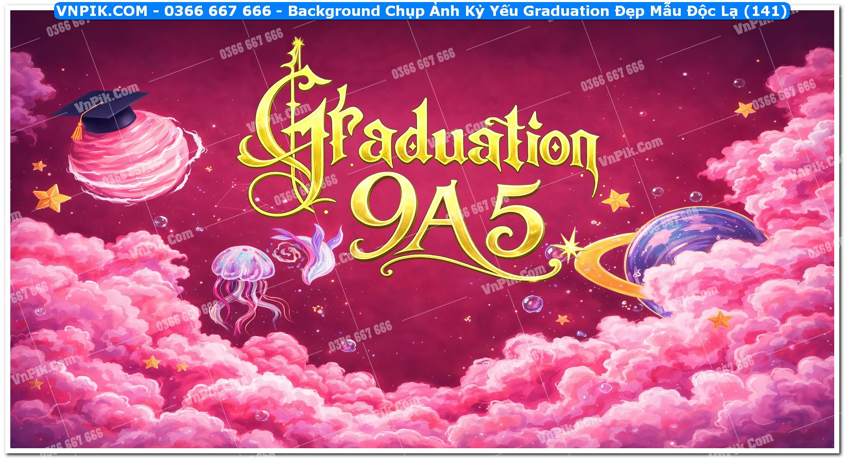 Background Chụp Ảnh Kỷ Yếu Graduation Đẹp Mẫu Độc Lạ (141)