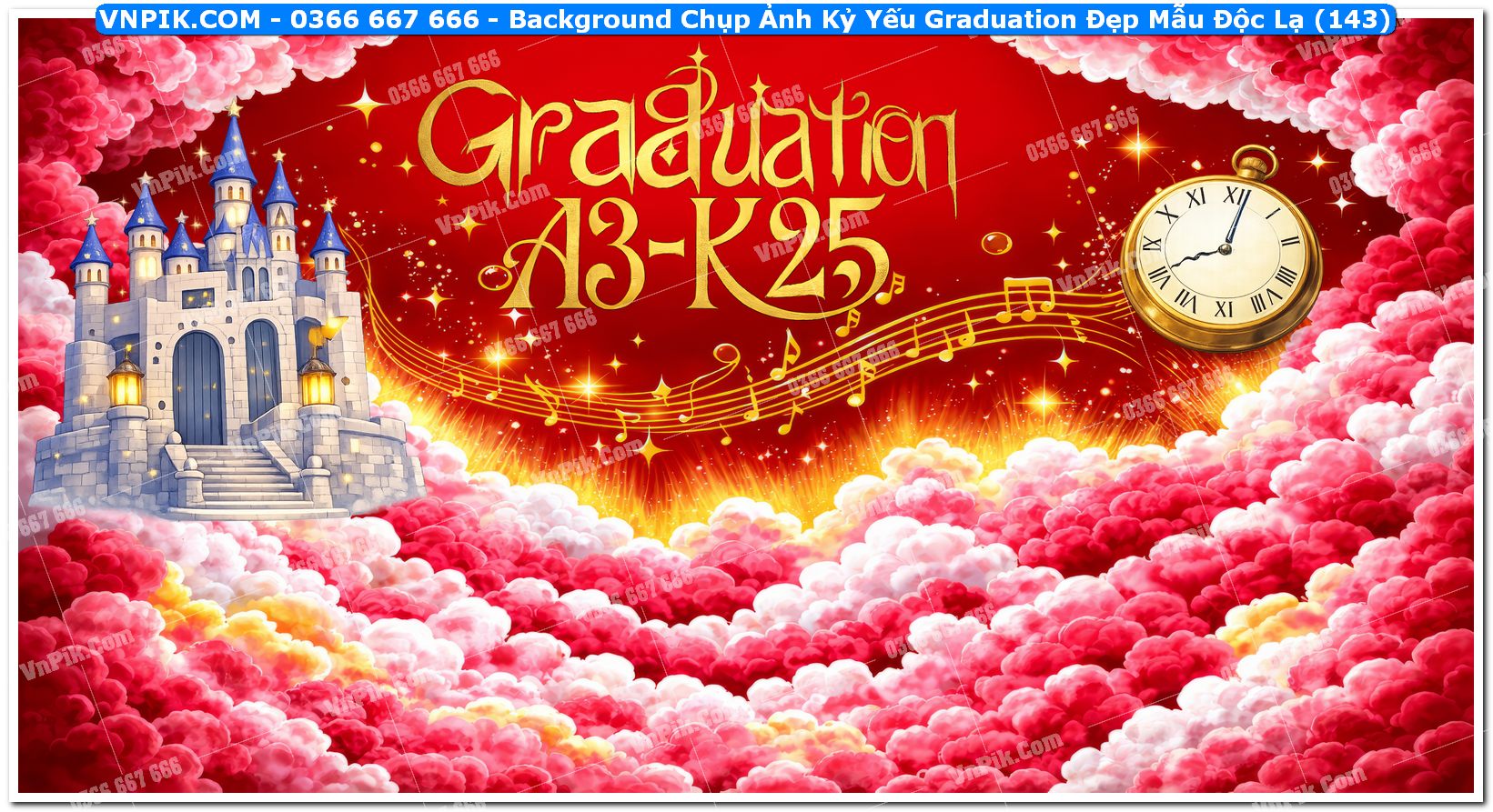Background Chụp Ảnh Kỷ Yếu Graduation Đẹp Mẫu Độc Lạ (143)