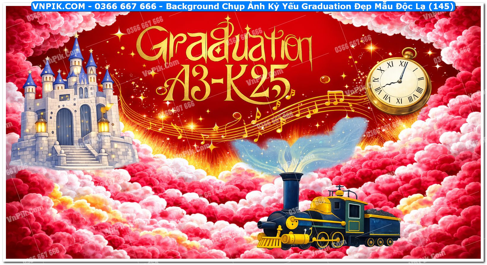 Background Chụp Ảnh Kỷ Yếu Graduation Đẹp Mẫu Độc Lạ (145)