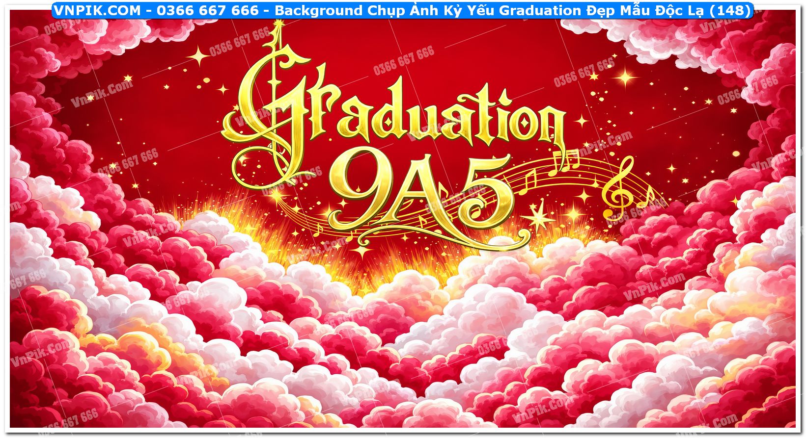 Background Chụp Ảnh Kỷ Yếu Graduation Đẹp Mẫu Độc Lạ (148)