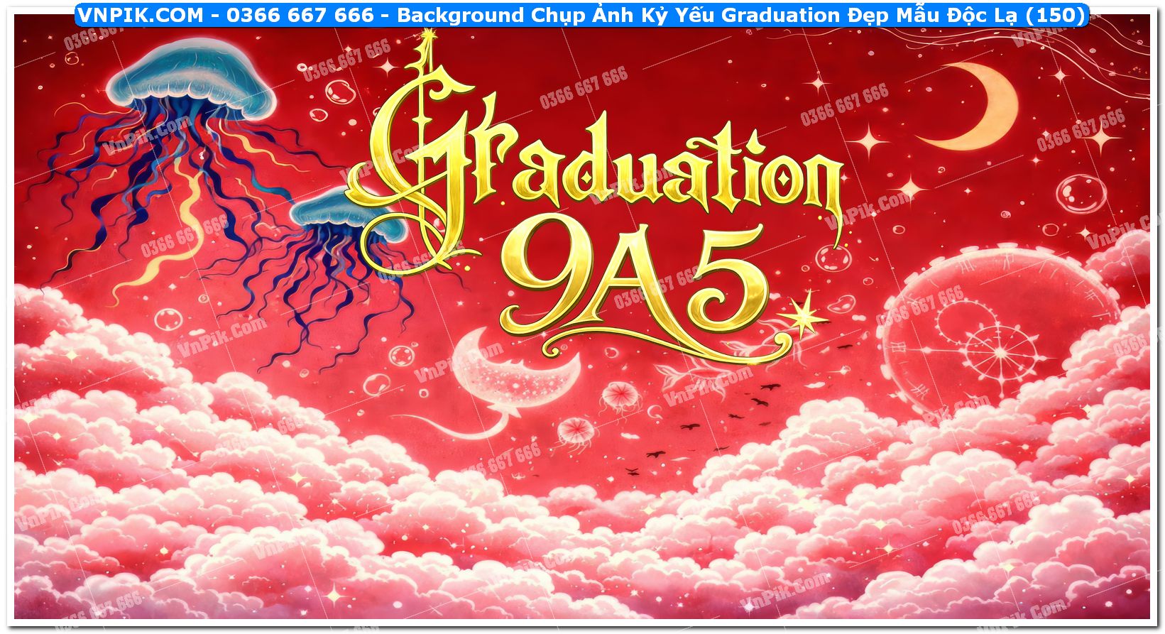 Background Chụp Ảnh Kỷ Yếu Graduation Đẹp Mẫu Độc Lạ (150)